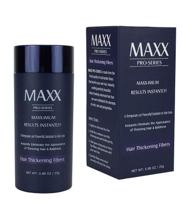 MAXX PRO series Voluming hair fibers with real keratin in thin hair/hair loss - tested by the dermatologist - hypoallergenic - 60 days + stock - immediately maximum results - (gray)