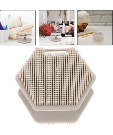 PATKAW Silicone Face Scrubber Double Sided Facial Cleansing Brush Gentle Face Exfoliator for Face Pore Cleanse Blackhead Body Cleansing Hair Brush Newborn Shower - Buy Online on GoSupps.com