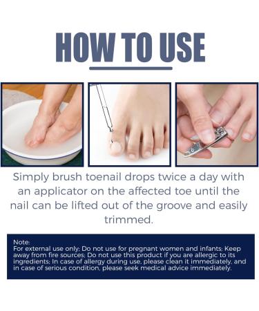 German Ingrown Toenail Drop: Paronychia Oil for Toenail Care - Nail Repair Solution (1pc) - Buy Online on GoSupps.com