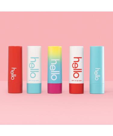 Hello Moisturizing Vegan Lip Balm - Unicorn | Beeswax Free | Petrolatum Free | Parabens Free | 0.15 oz - 1 Pack - Buy Online on GoSupps.com
