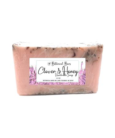 Handmade Clover and Honey Soap Bar 4.5 oz