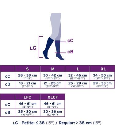 JOBST Relief Knee High Compression Stockings 20-30 mmHg - Open Toe Black X-Large Petite (1 Pair) - International Shipping Available - Buy Online on GoSupps.com
