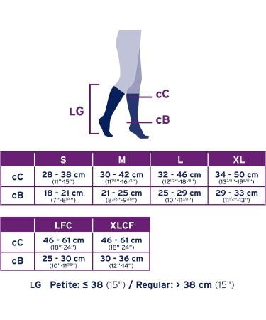 JOBST Closed Toe Compression Socks Large Petite - Comfort & Support - Black (1 Pair) | International Shipping - Buy Online on GoSupps.com