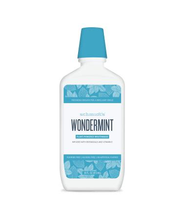 Schmidt's, Mouthwash For Bad Breath Wondermint Fluoride Free, Pomegranate, 16 Fl Oz