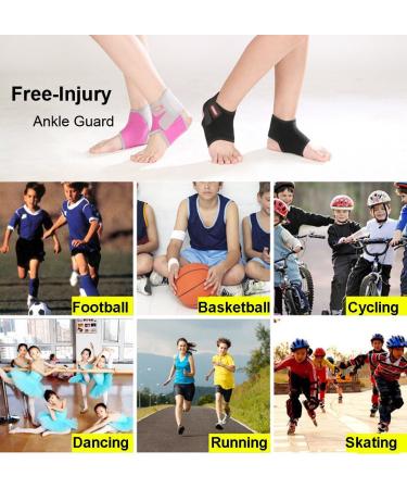 1 Pair Girls Boys Ankle Support Brace Compression Ankle Strap Immobilization Foot Wrap Protector for Strains Sprains Arthritis Ankle Pain Relief Ankle Tendon Injury Recovery Ankle Re-injury Protection Rose Pink EU 36-39 recommend Kids UK 3-5 - Buy Online on GoSupps.com