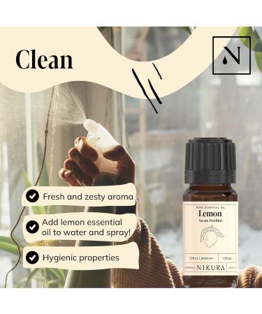 Nikura Citrus Essential Oil Gift Set - 5 x 10ml | Aromatherapy for Home, Skincare, Anxiety | Bergamot, Grapefruit, Lemon, Mandarin, Orange | UK Made - Buy Online on GoSupps.com