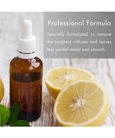 SPA REDI Lemon and Lime Callus Remover Gel 128 Oz - Professional Pedicure Foot Care for Toughest Calluses - Smooths Dry Cracked Heels - 1 Pack - Buy Online on GoSupps.com