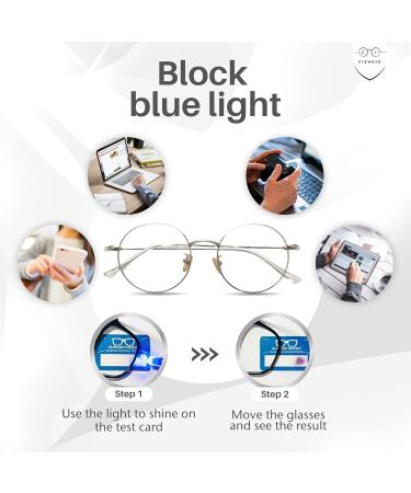 Buy LC Eyewear Blow Light Filter Glasses for Men & Women - Super Light Anti-Fatigue Computer & Gaming Goggles - Prescription-Free Zilver - Buy Online on GoSupps.com