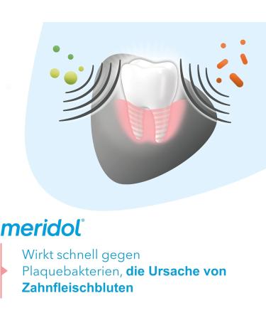 Meridol Toothpaste Gentle White 75 ml - Antibacterial Protection & Naturally White Teeth - Prevent Gum Infections (1-Pack) - Buy Online on GoSupps.com