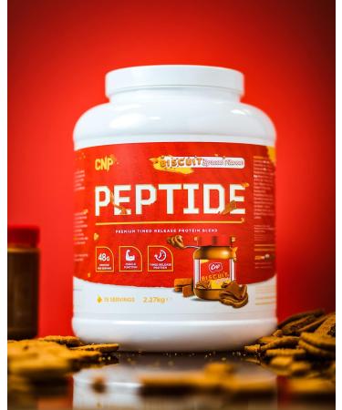 CNP Professional Peptide High Protein 48g Premium Timed Release Protein Blend Micellar Casein Digestive Enzymes 2.2Kg 6 Flavours Available (Biscuit Spread) New Biscuit Spread - Buy Online on GoSupps.com