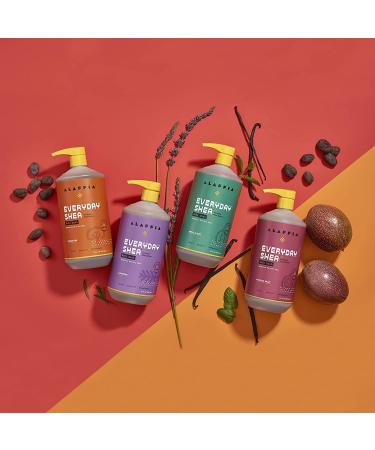 Alaffia EveryDay Shea Body Wash - Moisturizing & Cleansing with Shea Butter, Neem & Coconut Oil - Fair Trade Vanilla Mint - 16 Fl Oz - Buy Online on GoSupps.com