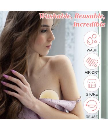 Skin-Friendly & Waterproof Boob Tape for Breast Lift - Beige | Perfect for Large Breasts - Buy Online on GoSupps.com