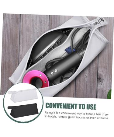 Beatifufu 2pcs Hair Dryer Storage Bag Travel Blow Dryer Makeup Bag Portable Hair Blower Bag Curls Miss Curlers - Buy Online on GoSupps.com