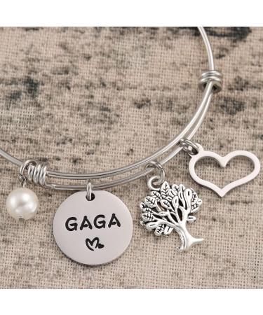 Gaga Gifts for Grandma: Birthday Bracelet from Grandkids - AHAETH Jewelry - Buy Online on GoSupps.com