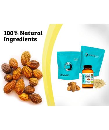 Organic Haritaki Powder - 100g | Pure Raw & Dried | Ayurvedic Herb by Dr. Wakde | Vegan | Same Day Dispatch - Buy Online on GoSupps.com