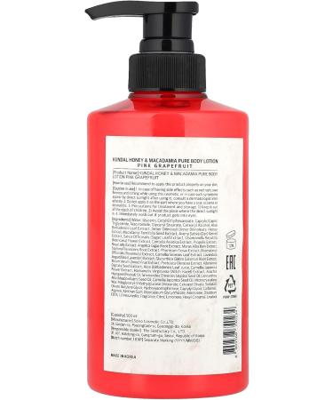 Soleo Cosmetics KUNDAL Moisturizing body lotion 500 ml pink grapefruit - Buy Online on GoSupps.com