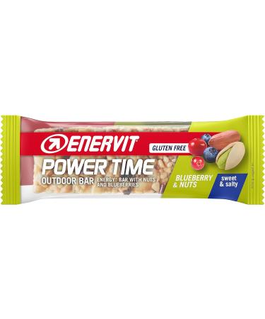 Enervit Power Time Snack Bar (Blueberry & Nuts Box of 24) Blueberry & Nuts Box of 24 - Buy Online on GoSupps.com