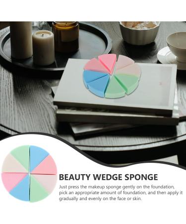 2 Sets Triangular Sponge Puff foundation puff face triangle puff cosmetic puff Triangle sponge powder puff powder puff body puff makeup powder emulsion Miss wedge shape Assorted Color - Buy Online on GoSupps.com