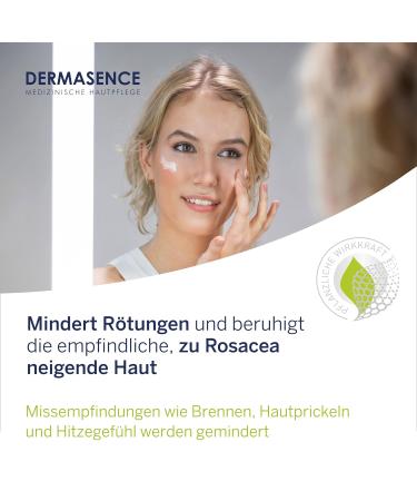 Dermasence Rosamin Day Care SPF 50 - 50ml | Facial Care for Sensitive & Rosacea Skin | High Sun Protection with 5-Fold Vegetable Efficiency - Buy Online on GoSupps.com