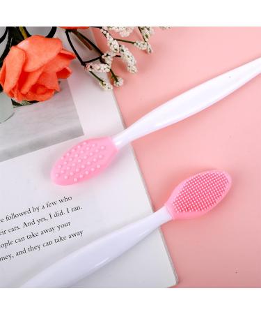 Lusofie 12 PCS Double-Sided Silicone Lip Scrub Brush Set - Exfoliating & Lightening for Men and Women - Buy Online on GoSupps.com