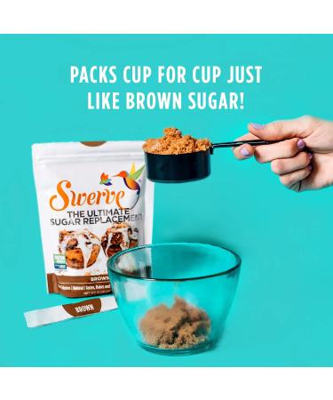 Swerve Sweets Brown Erythritol Sweetener 340 g Low Carb Non GMO Gluten Free Sugar Free - Buy Online on GoSupps.com