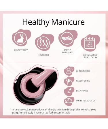 Ur Sugar UV Nail Polish Set - 6 Nude Brown Gel Colors for DIY Nail Art | Perfect for Valentine's Day Weddings & Parties - Buy Online on GoSupps.com