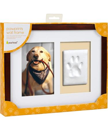 Pearhead Pet DIY Pawprints Wall Frame Kit | Espresso | For Dogs or Cats - Buy Online on GoSupps.com