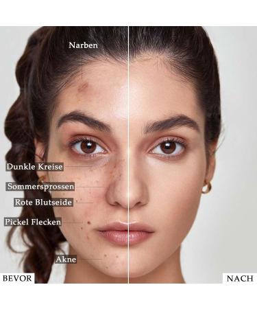  EONFAVE EONFAVE Foundation Pencil Full Coverage Long-Lasting Liquid Concealer Matte Camo Covering Dark Circles Redness and Scars Moisturizing & Flawless with Erasable Micro Applicator - Buy Online on GoSupps.com