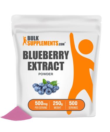 BULKSUPPLEMENTS.COM Blueberry Extract Powder - Antioxidants Supplement - Smoothie Powder - Blueberry Extract for Baking - Anthocyanin Supplement - Wild Blueberry Powder (250 Grams - 8.8 oz) 8.81 Ounce (Pack of 1) - Buy Online on GoSupps.com