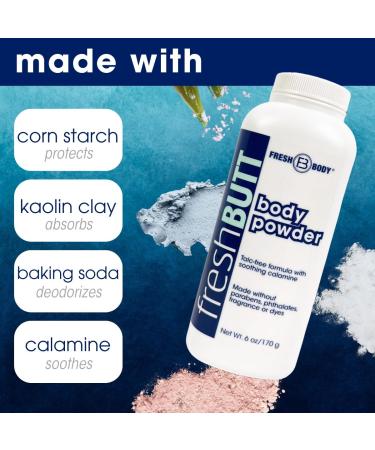 Fresh Breasts & Fresh Butt Anti-Chafing Duo - Women s Comfort Deodorant Lotion & Body Powder Set Aluminum & Talc-Free - Buy Online on GoSupps.com