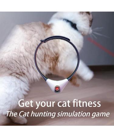 CJHZQYY Rechargeable Laser Pointer Collar for Cats Wearable Automatic Cat Laser Collar Toy for Indoor Kittens & Cats Electric Cat Collar Smart Toy Pet Exercise Toys (Black) - Buy Online on GoSupps.com