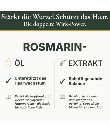 Wellrelaxx Rosemary oil hair rosemary + formula for fullness and growth refined with castor oil almond oil and vitamin E developed and filled in Germany 100 natural hair oil - Buy Online on GoSupps.com