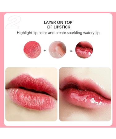 Hydrating Lip Glow Oil | Long Lasting Lip Gloss & Balm | Moisturizing Lip Oil for Dry Lips - Rosewood 012 - Buy Online on GoSupps.com