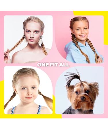 1000 Pcs Small Clear Hair Elastics - Soft Mini Elastic Hair Ties - 2mm Width, 20mm Length - Ideal for Girl, Women, Baby, Toddler, Pets - Braids, Ponytail - 1000Pcs Clear Hair Elastics - Buy Online on GoSupps.com