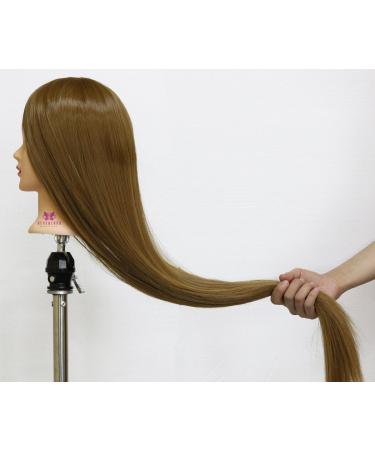 Neverland 30 Brown Real Hair Practice Head - Ideal Hairdressing Training for Kids | International Shipping - Buy Online on GoSupps.com