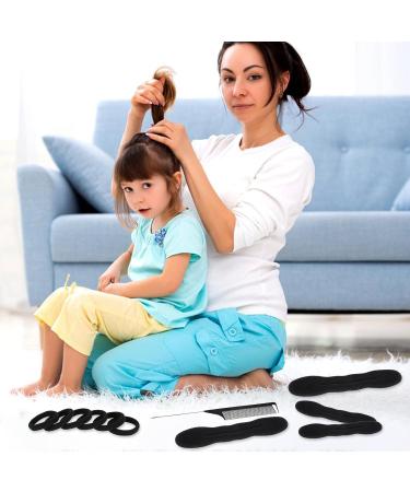 15Pcs Hair Bun Maker Hair Donut Bun Maker Set Easy Magic Snap Roll Sponge Bun Donut Hair Tool Reusable Bun Twister with Hair Ties for Women Updo s Ballet Buns French Twist Waves - Buy Online on GoSupps.com