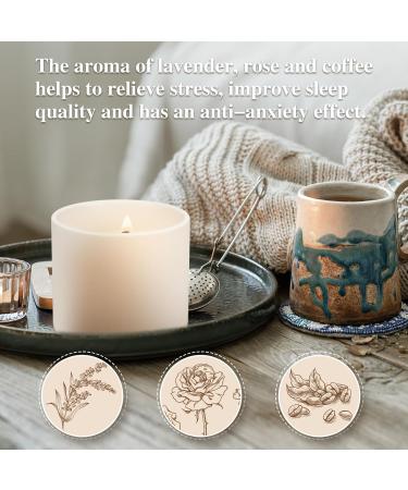 Plingry Lavender Candle - Non-Toxic Soy Wax Wood Wick Aromatherapy 7oz Ceramic Jar - Relax & Restore Mind & Body - Buy Online on GoSupps.com