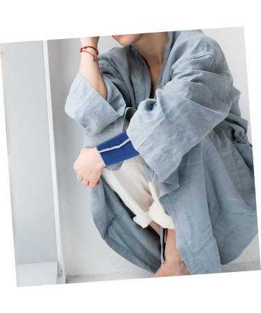 FRCOLOR 4pcs Anti-Pulling Hospital Limb Straps - Wrist & Ankle Braces for Patients | Mesh Cloth Medical Wristbands in Blue (26x4x2cm - Buy Online on GoSupps.com