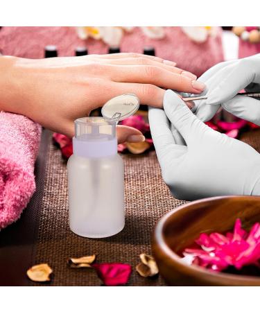 Lurrose Nail Polish Remover Pump 2pcs - Lockable Dispenser Bottle for Makeup & Nail Art, 6.8oz - Buy Online on GoSupps.com
