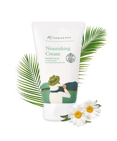 Fermier Papa I Baby Nourishing Cream | Baby Cream | Sensitive Skin | Baby Moisturizer I All Natural Kids Cream I Nourishing Cream Pure Formula for Delicate Skin I Chamomile Scent | 4.23 fl. oz.