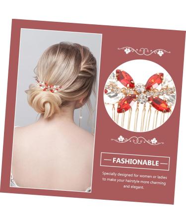 Mikinona Metal With diamond bride headgear accessories wedding hairpin hair barrettes hair pin girl headpiece romantic comb alloy rhinestones rhinestone hair clips Hair piece girl - Buy Online on GoSupps.com