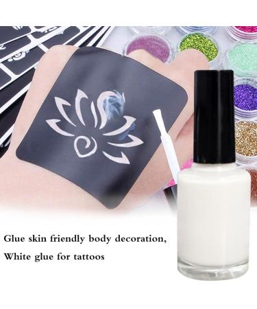 White Fine Glitter Face Glitter Glue Cosmetic Body Glue Glitter Glue Makeup Ultra Fine Glitter Powder for Nails Tumblers Ornaments Makeup Body Resin Glitter Bulk - Buy Online on GoSupps.com