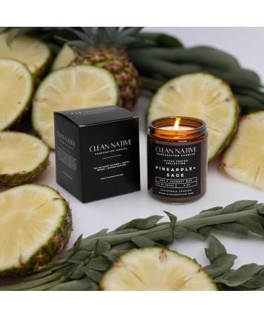 Buy Exotic Pineapple Sage - Premium Soy & Coconut Wax Candle for a Tropical Aroma | International Shipping Available - Buy Online on GoSupps.com