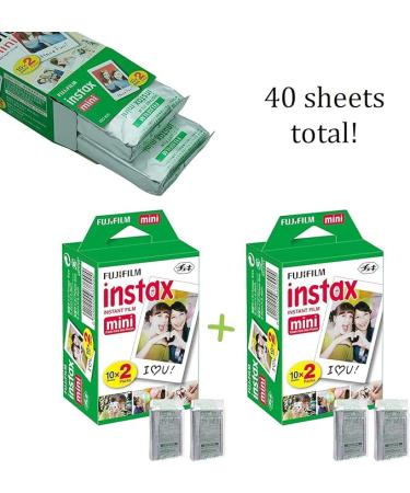 Fujifilm Instax Mini 11 Instant Camera Charcoal Gray + Fuji Film Value Pack (40 Sheets) + Shutter Accessories Bundle Including Compatible Carrying Case Quicksand Beads Photo Album 64 Pockets - Buy Online on GoSupps.com