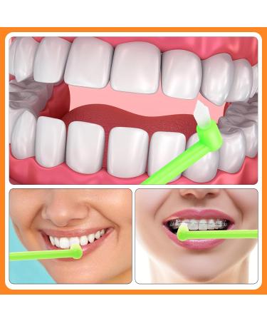 Ouligay 2-Piece Tuft Toothbrush Insert - Soft Brush Tub for Orthodontic Care & Detail Cleaning - Ideal for Rejuvenated Trim & Fragrance - Buy Online on GoSupps.com