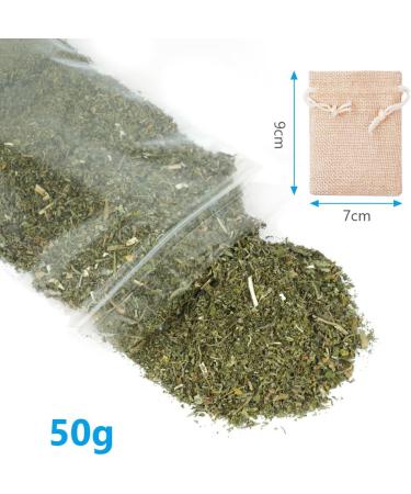 Osdue 100% Natural Catnip - Fillable Bags for Cat Toys Training & Games (50g) | Premium Catnip Mix for Scratching Trees & Beds - Buy Online on GoSupps.com