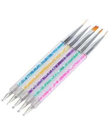 Nail Art Brush Nail Painting Dotting Pen Double end Pen Professional Corrosion Resistant for Nail Art for Liner for Painting for Dotting