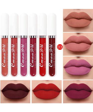 Matt Ink Lipstick - Waterproof Nude Tones Long-Lasting Lip Gloss Non-Stick Fade-Resistant Velvet Color | International Shipping - Buy Online on GoSupps.com