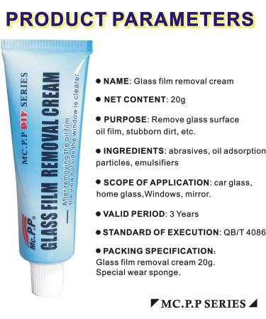 Car Oil Film Remover - Car Glass Oil Film Removing Paste Car Glass Cleaner Wipes Glass Oil Cleaning for Car Windshield - Buy Online on GoSupps.com