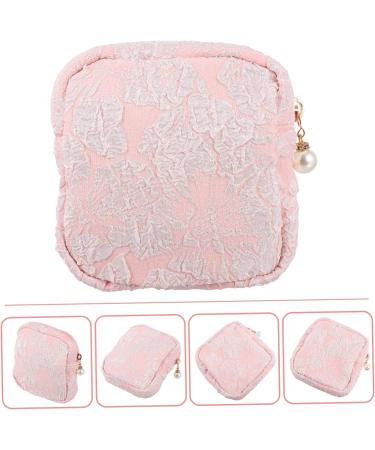 Lurrose Women s Storage Bag for Tampons & Hygiene Products - Cotton Baby Pink 11x11x3cm - Perfect for Menstruation & Travel - Buy Online on GoSupps.com
